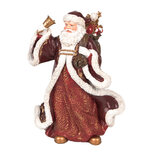 Clayre & Eef | Kerstdecoratie Kerstman Rood Wit 15x11x20 cm | 6PR5704 Clayre & Eef | Kerstdecoratie Kerstman Rood Wit 15x11x20 cm | 6PR5704