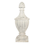 Clayre & Eef | Decoratie Ornament Beige Grijs 26x26x64 cm | 5MG0065 Clayre & Eef | Decoratie Ornament Beige Grijs 26x26x64 cm | 5MG0065