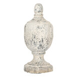 Clayre & Eef | Decoratie Ornament Beige Grijs ø 19x45 cm | 5MG0068 Clayre & Eef | Decoratie Ornament Beige Grijs ø 19x45 cm | 5MG0068