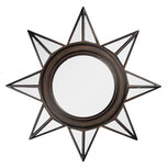 Clayre & Eef | Wandspiegel Bruin ø 27x2 cm | 62S313 Clayre & Eef | Wandspiegel Bruin ø 27x2 cm | 62S313