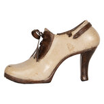 Clayre & Eef | Decoratie Schoen Beige Bruin 19x7x12 cm | 6PR5569 Clayre & Eef | Decoratie Schoen Beige Bruin 19x7x12 cm | 6PR5569