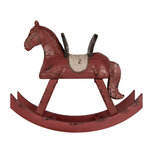 Clayre & Eef | Decoratie Hobbelpaard Roze 39x12x33 cm | 6PR5580 Clayre & Eef | Decoratie Hobbelpaard Roze 39x12x33 cm | 6PR5580