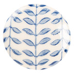 Clayre & Eef | Deurknop Beige Blauw ø 4x3 cm / S3 cm | 66268 Clayre & Eef | Deurknop Beige Blauw ø 4x3 cm / S3 cm | 66268