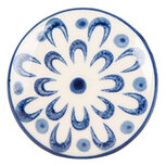 Clayre & Eef | Deurknop Beige Blauw ø 4x3 cm / S3 cm | 66279 Clayre & Eef | Deurknop Beige Blauw ø 4x3 cm / S3 cm | 66279