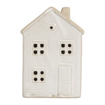 Clayre & Eef | Decoratie Huisje met LED Wit Beige 8x5x12 cm | 6CE2182 Clayre & Eef | Decoratie Huisje met LED Wit Beige 8x5x12 cm | 6CE2182