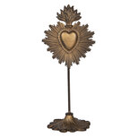 Clayre & Eef | Decoratie Ornament Goudkleurig Bruin 10x8x23 cm | 6PR5292 Clayre & Eef | Decoratie Ornament Goudkleurig Bruin 10x8x23 cm | 6PR5292