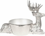 Clayre & Eef | Serveerschaal 38*20*28 cm Zilverkleurig Aluminium Rond Hert | 6AL0016 Clayre & Eef | Serveerschaal 38*20*28 cm Zilverkleurig Aluminium Rond Hert | 6AL0016