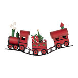 Clayre & Eef | Decoratie Trein Rood 63x13x31 cm | 5Y1294 Clayre & Eef | Decoratie Trein Rood 63x13x31 cm | 5Y1294