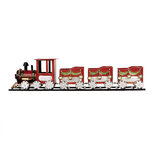 Clayre & Eef | Decoratie Trein Rood 58x12x14 cm | 5Y1299 Clayre & Eef | Decoratie Trein Rood 58x12x14 cm | 5Y1299