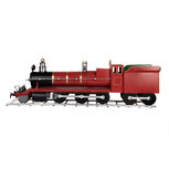 Clayre & Eef | Decoratie Trein Rood 86x18x27 cm | 5Y1304 Clayre & Eef | Decoratie Trein Rood 86x18x27 cm | 5Y1304