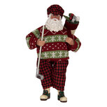 Clayre & Eef | Kerstdecoratie Kerstman Rood 16x11x28 cm | 66323 Clayre & Eef | Kerstdecoratie Kerstman Rood 16x11x28 cm | 66323