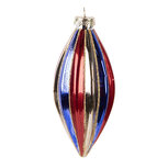 Clayre & Eef | Kerstbal Meerkleurig ø 6x13 cm | 6GL5104