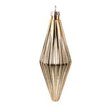 Clayre & Eef | Kerstbal Goudkleurig ø 5x15 cm | 6GL5114