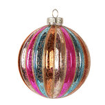 Clayre & Eef | Kerstbal Meerkleurig ø 10x11 cm | 6GL5176 Clayre & Eef | Kerstbal Meerkleurig ø 10x11 cm | 6GL5176