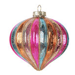 Clayre & Eef | Kerstbal Meerkleurig ø 10x10 cm | 6GL5177 Clayre & Eef | Kerstbal Meerkleurig ø 10x10 cm | 6GL5177