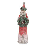 Clayre & Eef | Kerstdecoratie Kerstman Rood Groen 7x6x24 cm | 6PR5527 Clayre & Eef | Kerstdecoratie Kerstman Rood Groen 7x6x24 cm | 6PR5527