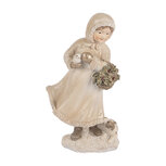Clayre & Eef | Decoratie Kind Beige Bruin 10x7x17 cm | 6PR5531 Clayre & Eef | Decoratie Kind Beige Bruin 10x7x17 cm | 6PR5531