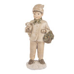 Clayre & Eef | Decoratie Kind Beige Bruin 9x7x18 cm | 6PR5535 Clayre & Eef | Decoratie Kind Beige Bruin 9x7x18 cm | 6PR5535