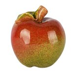 Dekoratief | Appel, rood/groen, keramiek, 8x8x9cm | A255024 Dekoratief | Appel, rood/groen, keramiek, 8x8x9cm | A255024