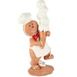 Dekoratief | Cookie bakker m/ijsje, bruin/wit, resina, 14x10x28cm | A255047 Dekoratief | Cookie bakker m/ijsje, bruin/wit, resina, 14x10x28cm | A255047