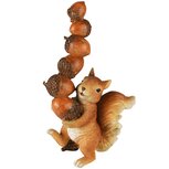 Dekoratief | Eekhoorn staand m/eikels, bruin, resina, 20x12x33cm | A255049 Dekoratief | Eekhoorn staand m/eikels, bruin, resina, 20x12x33cm | A255049