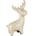 Dekoratief | Rendier staand, beige, porselein, 11x7x17cm | A255105 Dekoratief | Rendier staand, beige, porselein, 11x7x17cm | A255105