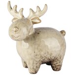 Dekoratief | Rendier staand, beige, porselein, 14x9x15cm | A255109 Dekoratief | Rendier staand, beige, porselein, 14x9x15cm | A255109