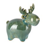 Dekoratief | Rendier staand, groen, porselein, 9x5x10cm | A255112 Dekoratief | Rendier staand, groen, porselein, 9x5x10cm | A255112