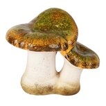 Dekoratief | Duo paddenstoel, groen/wit, keramiek, 13x10x11cm | A255196 Dekoratief | Duo paddenstoel, groen/wit, keramiek, 13x10x11cm | A255196
