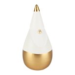 Dekoratief | Santagnoom, goud/wit, TC, 10x10x21cm | A255401 Dekoratief | Santagnoom, goud/wit, TC, 10x10x21cm | A255401