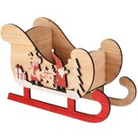 Dekoratief | Bakje slee 'Joyeux No?l', naturel/rood, hout, 29x12x19cm | A255454 Dekoratief | Bakje slee 'Joyeux No?l', naturel/rood, hout, 29x12x19cm | A255454
