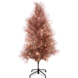 Dekoratief | Decoratieboom 'Royal Feathers', mauve, 211 LED, 150cm | A255927 Dekoratief | Decoratieboom 'Royal Feathers', mauve, 211 LED, 150cm | A255927