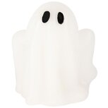 Dekoratief | Kaars 'Spooky', wit, LED, 11x11x11cm | A255930 Dekoratief | Kaars 'Spooky', wit, LED, 11x11x11cm | A255930