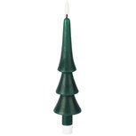 Dekoratief | Kaars 'Tree', groen, LED, 5x5x22cm | A255937 Dekoratief | Kaars 'Tree', groen, LED, 5x5x22cm | A255937