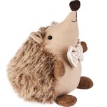 Dekoratief | Deurstop egel m/strikje, bruin, stof, 15x17x21cm | A255970 Dekoratief | Deurstop egel m/strikje, bruin, stof, 15x17x21cm | A255970