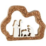 Dekoratief | Deco kerststalfiguren, hout, 22x4x17cm | A258023 Dekoratief | Deco kerststalfiguren, hout, 22x4x17cm | A258023
