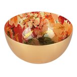 Dekoratief | Bowl 'Splendid Flowers', goud, metaal, 13x13x6cm | A258064 Dekoratief | Bowl 'Splendid Flowers', goud, metaal, 13x13x6cm | A258064