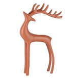 Dekoratief | Deco hert staand, bruinrood, aluminium, 15x4x25cm | A258164 Dekoratief | Deco hert staand, bruinrood, aluminium, 15x4x25cm | A258164