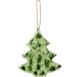Dekoratief | Hanger boompje, groen, metaal/email, 10x1x11cm | A258186 Dekoratief | Hanger boompje, groen, metaal/email, 10x1x11cm | A258186