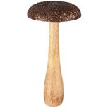 Dekoratief | Paddenstoel 'Brown Chips', hout, 15x15x30cm | A258238 Dekoratief | Paddenstoel 'Brown Chips', hout, 15x15x30cm | A258238