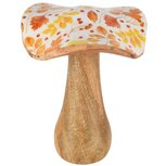 Dekoratief | Paddenstoel 'Autumn Air', hout/email, 13x13x16cm | A258313 Dekoratief | Paddenstoel 'Autumn Air', hout/email, 13x13x16cm | A258313
