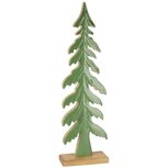 Dekoratief | Deco boompje op voet, groen, hout, 18x7x60cm | A258405 Dekoratief | Deco boompje op voet, groen, hout, 18x7x60cm | A258405