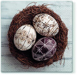 Dekoratief | Pakje 20 servetten 'Traditional Easter' 33x33cm | A701395 Dekoratief | Pakje 20 servetten 'Traditional Easter' 33x33cm | A701395