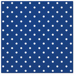 Dekoratief | Pakje 20 servetten 'Dots, blue' 33x33cm | A701606 Dekoratief | Pakje 20 servetten 'Dots, blue' 33x33cm | A701606