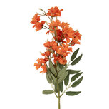 Clayre & Eef | Decoratie tak met bloemen Oranje Groen 10x10x72 cm | 5PL0191O