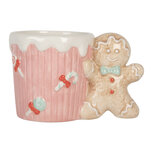 Clayre & Eef | Mok Roze Bruin 15x10x10 cm / 350 ml | 6CEMU0199 Clayre & Eef | Mok Roze Bruin 15x10x10 cm / 350 ml | 6CEMU0199