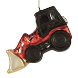 Clayre & Eef | Kersthanger Rood Zwart 12x4x8 cm | 6GL5239 Clayre & Eef | Kersthanger Rood Zwart 12x4x8 cm | 6GL5239