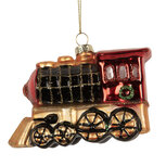 Clayre & Eef | Kersthanger Rood Zwart 10x5x6 cm | 6GL5249 Clayre & Eef | Kersthanger Rood Zwart 10x5x6 cm | 6GL5249
