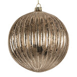 Clayre & Eef | Kerstbal Transparant Zilverkleurig ø 15x15 cm | 6GL5275 Clayre & Eef | Kerstbal Transparant Zilverkleurig ø 15x15 cm | 6GL5275