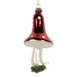 Clayre & Eef | Kersthanger Rood Wit ø 6x12 cm | 6GL5287